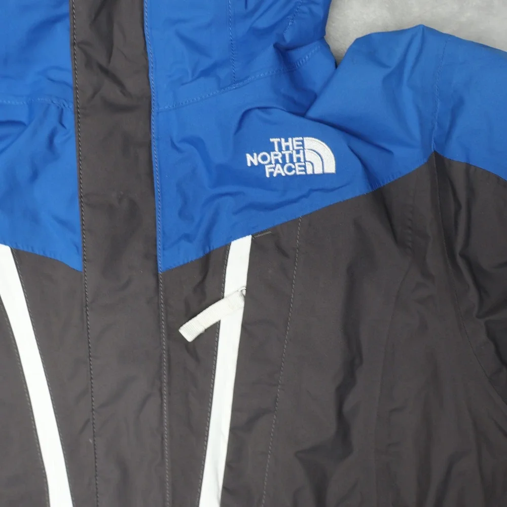 North Face HyVent Rain Jacket Boys XL‎ 18-20 Blue Waterproof Hooded 3in1 Shell